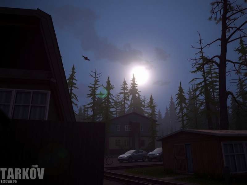 Escape from Tarkov Ground Zero map tactical overview showing key buildings and extraction points