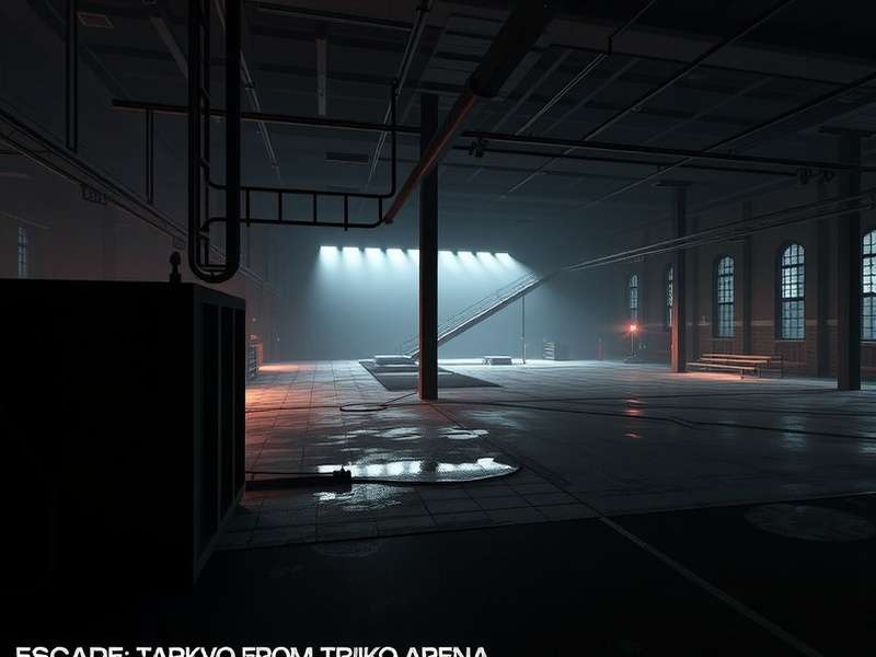 Squad of PMCs engaging in intense close-quarters combat in Escape from Tarkov Arena