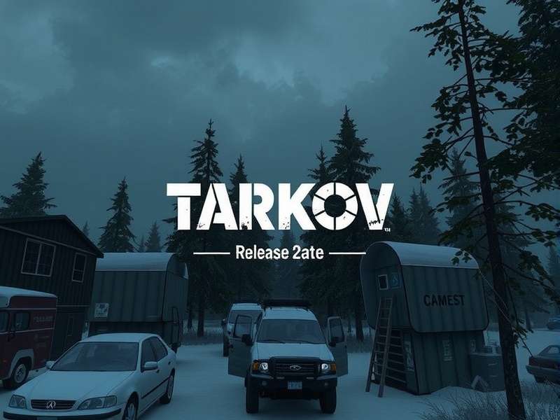 Infographic showing Escape from Tarkov's major update timeline from 2016 to 2024