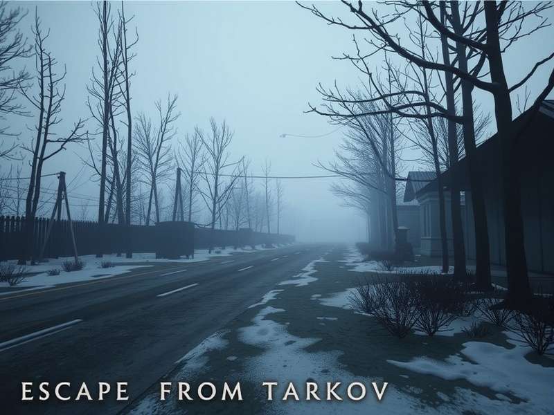 Escape from Tarkov cinematic trailer screenshot showing a USEC operator in a dark warehouse