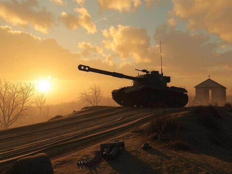 Detailed tactical map with markers and routes