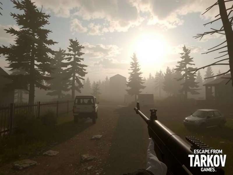 Escape From Tarkov gameplay screenshot showing intense combat