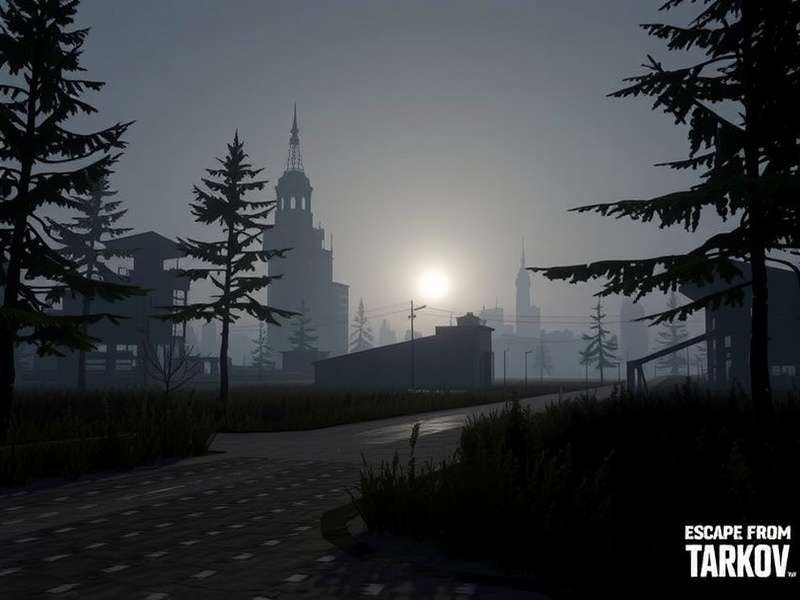 Escape from Tarkov tactical map and mission items on a table