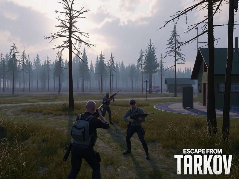 Escape From Tarkov gameplay screenshot showing intense combat
