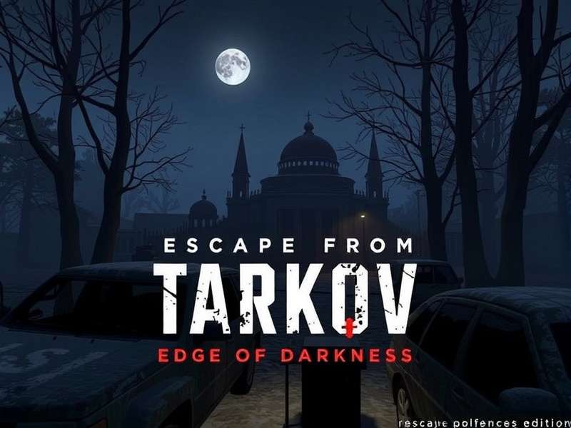 Escape From Tarkov Edge Of Darkness Edition promotional art showing a heavily geared operator