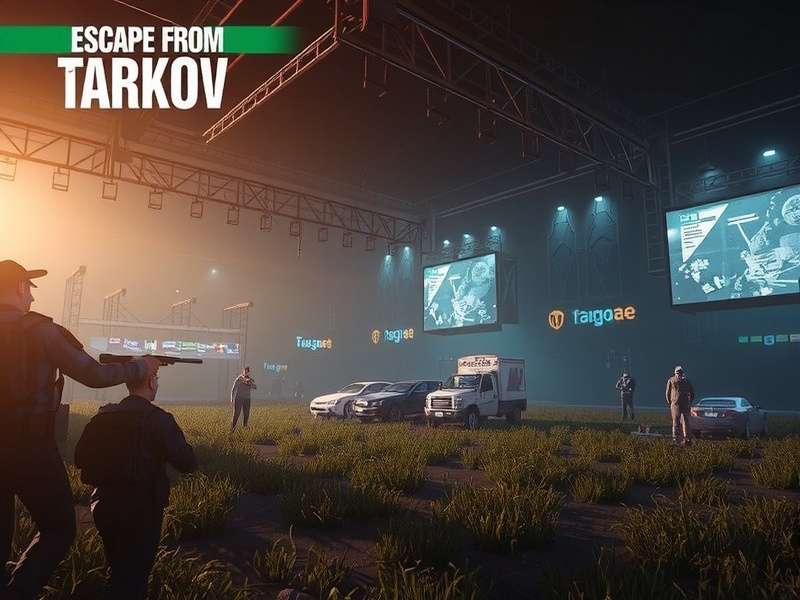 Tactical map overlay showing callouts and strategic positions in Escape from Tarkov Arena