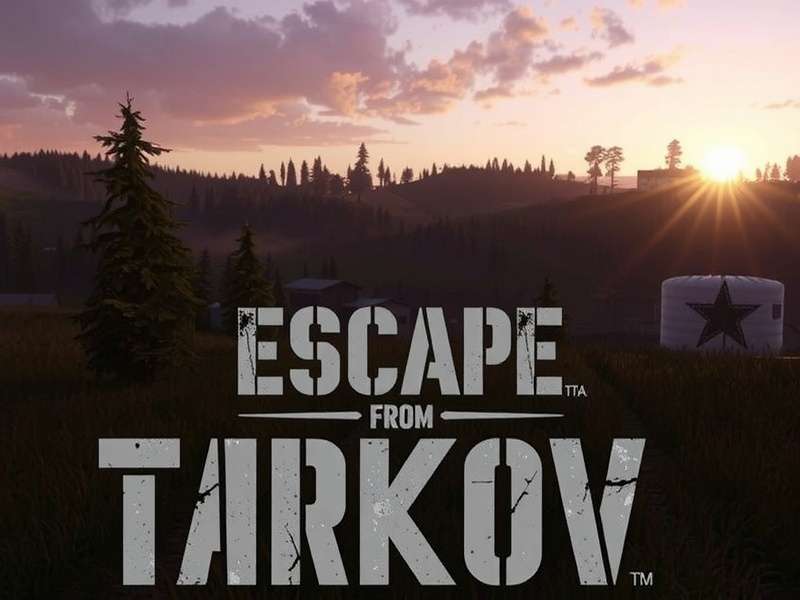 Escape from Tarkov gameplay scene showing tactical gear and urban environment