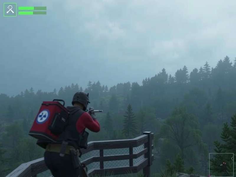 Escape from Tarkov operator moving silently through a dark, urban environment