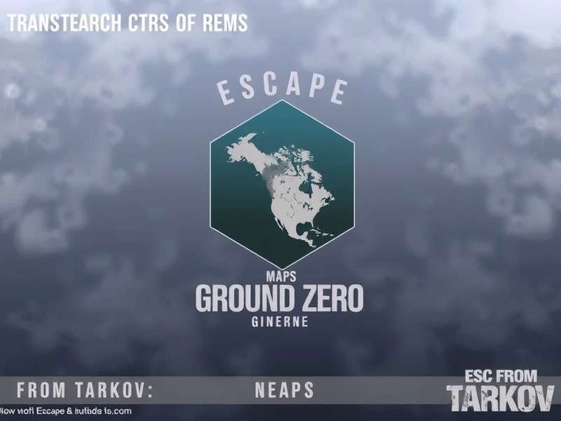Escape From Tarkov Ground Zero map overview with key loot locations and PvP hotspots marked