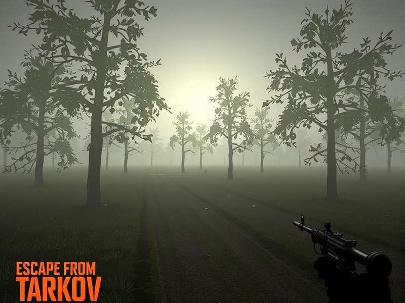 Escape From Tarkov PC tactical raid gameplay screenshot showing soldier with weapon in urban environment