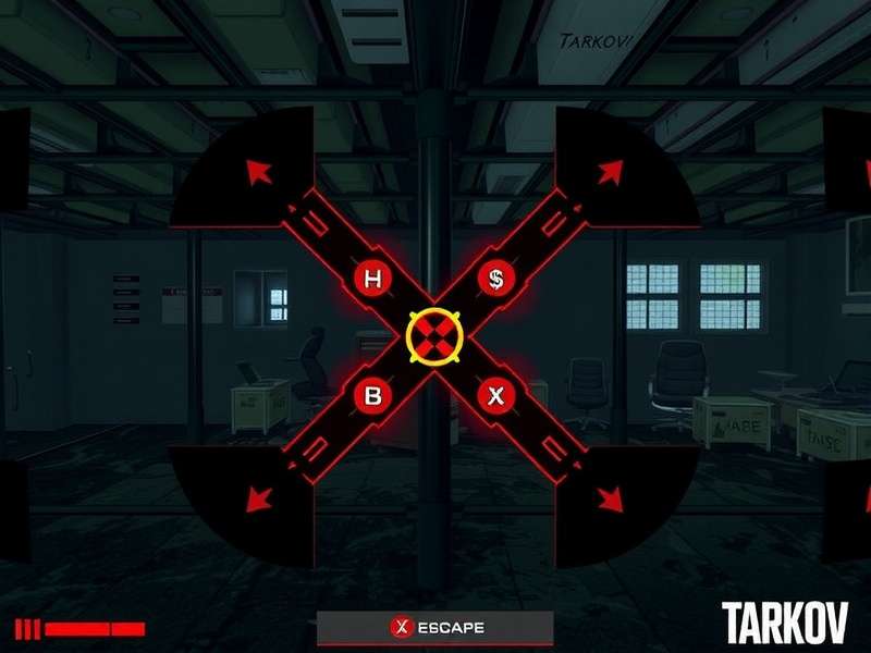 Escape From Tarkov Labs Map overview showing key areas and extraction points
